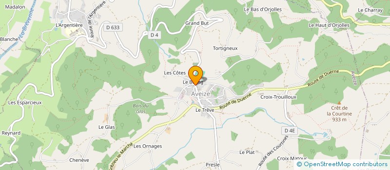 localisation de l'entreprise MONSIEUR YANNICK MORLET  AVEIZE