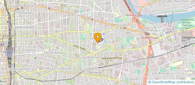 localisation de l'entreprise MONSIEUR YANNICK MORTIER  VILLEURBANNE