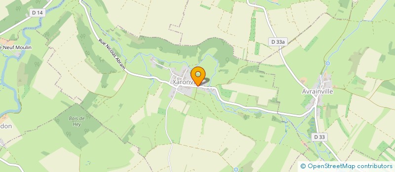 localisation de l'entreprise MONSIEUR YANNICK MORY  XARONVAL