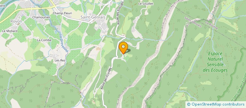 localisation de l'entreprise MONSIEUR YANNICK MOUNIER  SAINT-GERVAIS