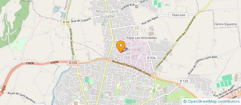 localisation de l'entreprise MONSIEUR YANNICK MOURET à MOURS-SAINT-EUSEBE