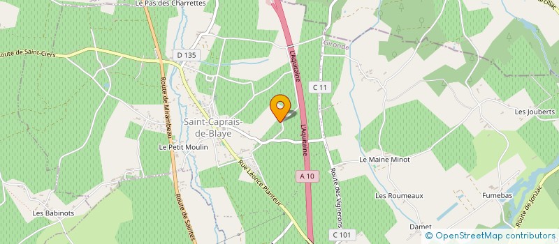 localisation de l'entreprise MONSIEUR YANNICK MOURGUET  VAL-DE-LIVENNE