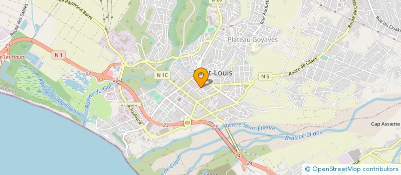 localisation de l'entreprise MONSIEUR YANNICK MUSSARD à SAINT-LOUIS