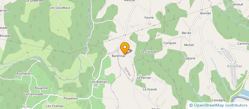 localisation de l'entreprise MONSIEUR YANNICK NAVES à SIONIAC