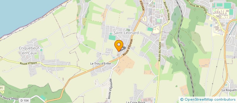 localisation de l'entreprise MONSIEUR YANNICK NAZE à SAINT-LEONARD
