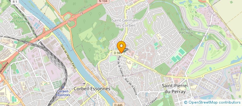 localisation de l'entreprise MONSIEUR YANNICK NGALEU  SAINT-GERMAIN-LES-CORBEIL