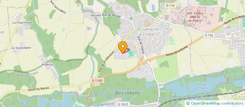 localisation de l'entreprise MONSIEUR YANNICK NGUIMDO ZEUMO  BRUYERES-LE-CHATEL