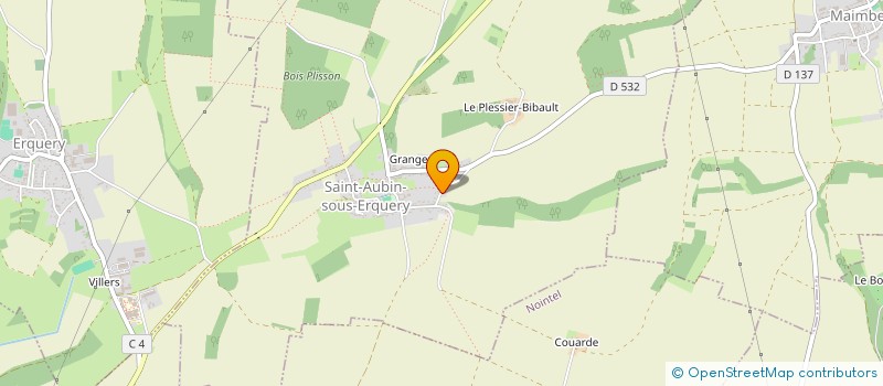 localisation de l'entreprise MONSIEUR YANNICK NOEL  SAINT-AUBIN-SOUS-ERQUERY