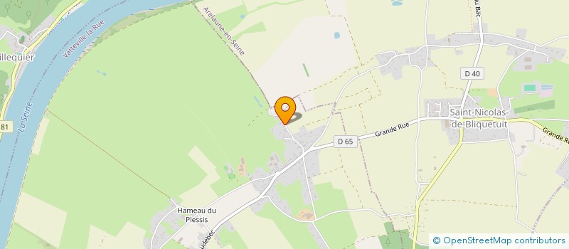 localisation de l'entreprise MONSIEUR YANNICK NOEL  VATTEVILLE-LA-RUE