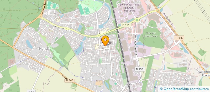 localisation de l'entreprise MONSIEUR YANNICK NZAZU  SAVIGNY-LE-TEMPLE