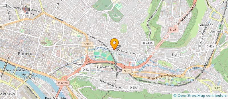 localisation de l'entreprise MONSIEUR YANNICK NZE BEKALE  ROUEN