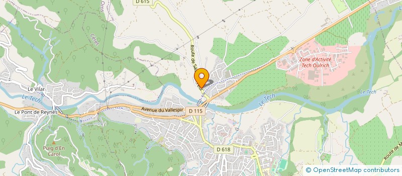 localisation de l'entreprise MONSIEUR YANNICK OLEJNICZAK à CERET