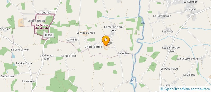 localisation de l'entreprise MONSIEUR YANNICK ORHAND  CARENTOIR