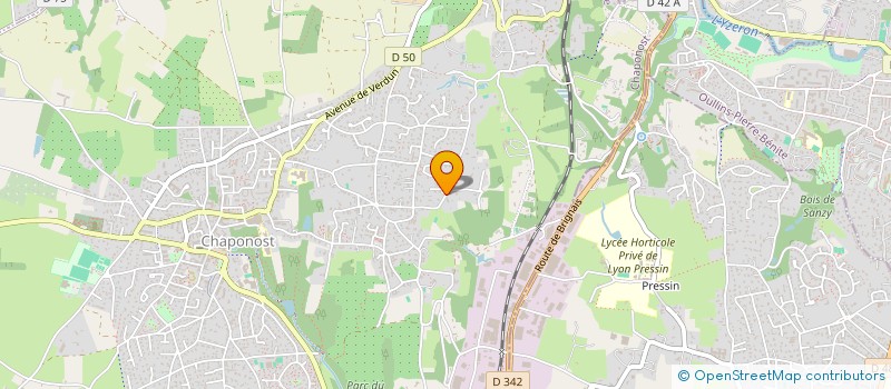 localisation de l'entreprise MONSIEUR YANNICK OSMOND  CHAPONOST