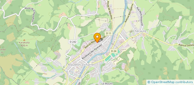 localisation de l'entreprise MONSIEUR YANNICK OTERO  MAULEON-LICHARRE