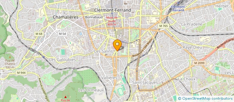 localisation de l'entreprise MONSIEUR YANNICK PAGES  CLERMONT-FERRAND