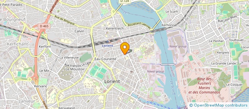 localisation de l'entreprise MONSIEUR YANNICK PALANTE  LORIENT