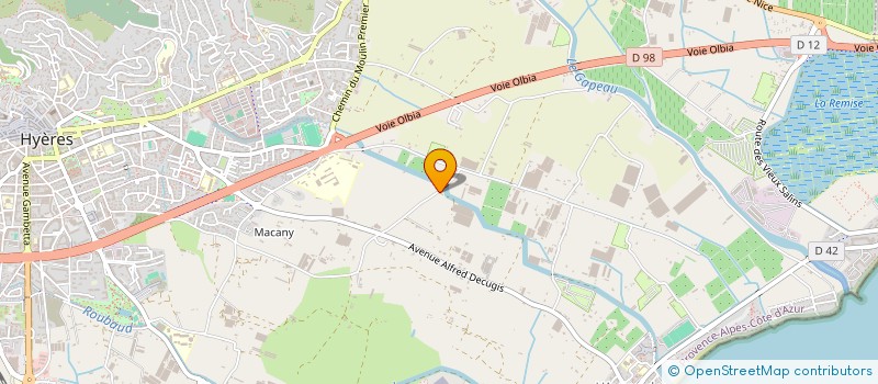 localisation de l'entreprise MONSIEUR YANNICK PALIER à HYERES