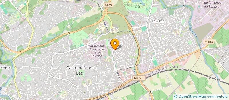 localisation de l'entreprise MONSIEUR YANNICK PANCIULO  CASTELNAU-LE-LEZ