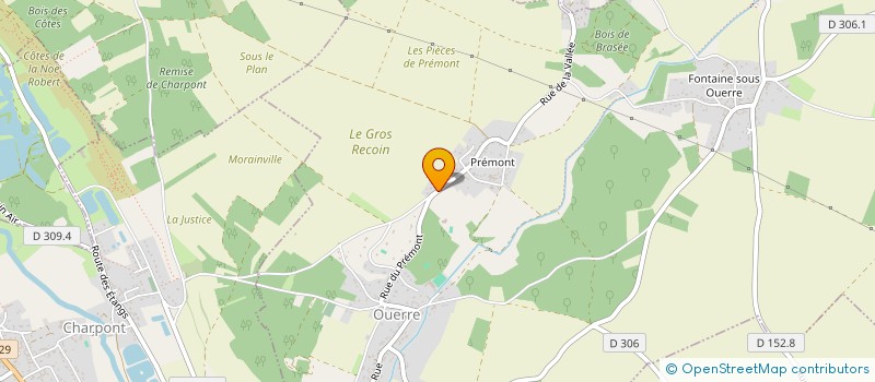 localisation de l'entreprise MONSIEUR YANNICK PAPET à OUERRE