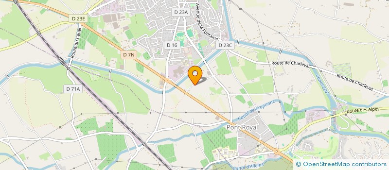 localisation de l'entreprise MONSIEUR YANNICK PAPPINI  MALLEMORT