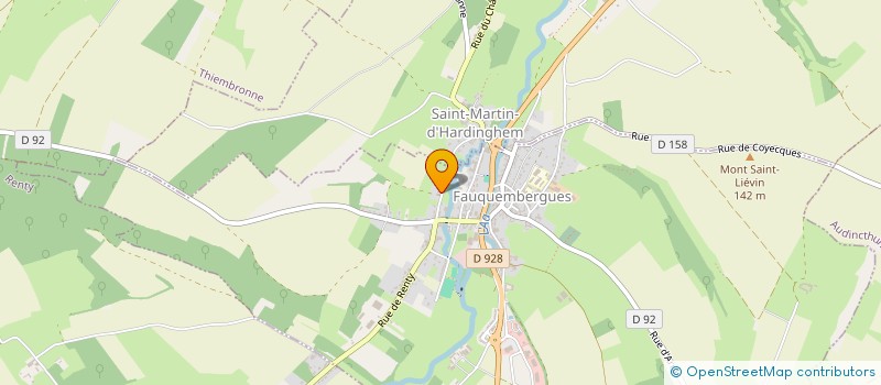 localisation de l'entreprise MONSIEUR YANNICK PAQUES  FAUQUEMBERGUES