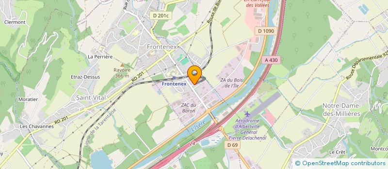 localisation de l'entreprise MONSIEUR YANNICK PARDONCHE  SAINT-BALDOPH