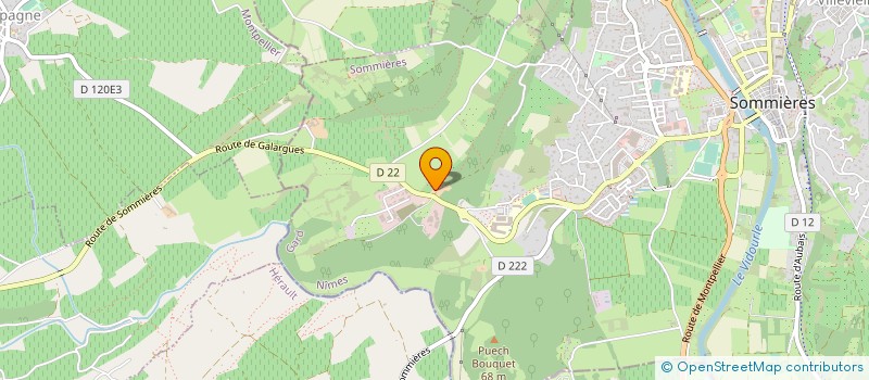 localisation de l'entreprise MONSIEUR YANNICK PAUL  SOMMIERES