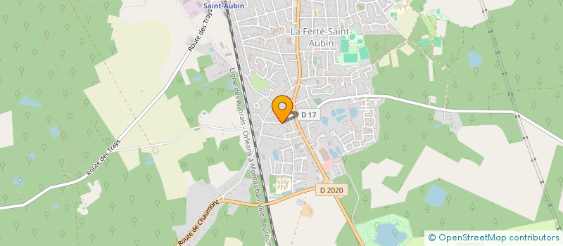 localisation de l'entreprise MONSIEUR YANNICK PEAUGER à LA FERTE-SAINT-AUBIN