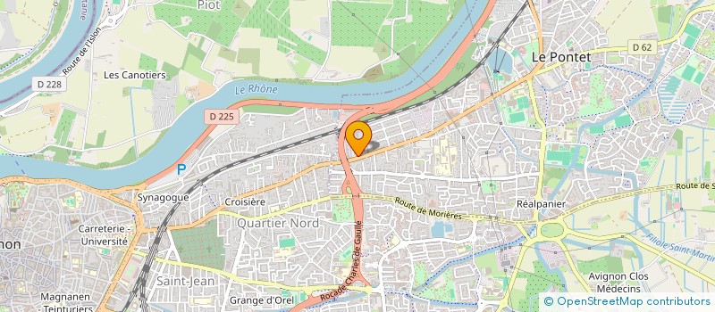 localisation de l'entreprise MONSIEUR YANNICK PELLIZZARI  LE PONTET