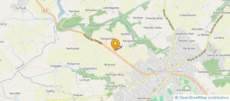 localisation de l'entreprise MONSIEUR YANNICK PEMP à PLONEOUR-LANVERN