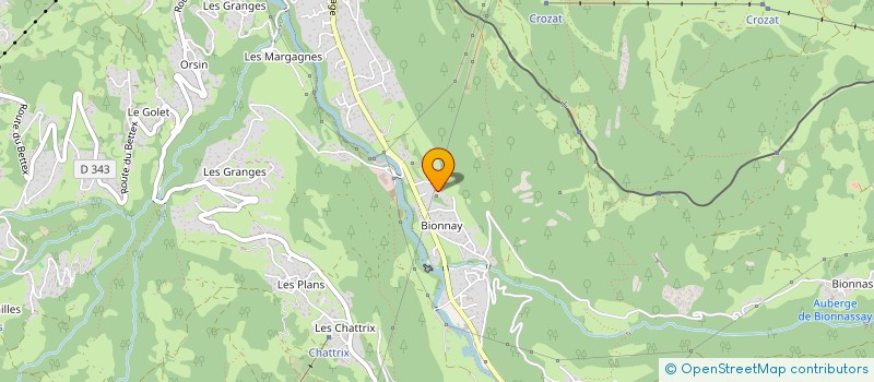 localisation de l'entreprise MONSIEUR YANNICK PERINET  SAINT-GERVAIS-LES-BAINS