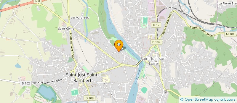 localisation de l'entreprise MONSIEUR YANNICK PERRET à SAINT-JUST-SAINT-RAMBERT