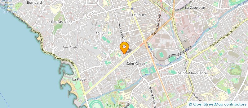 localisation de l'entreprise MONSIEUR YANNICK PERRIER à MARSEILLE 8EME