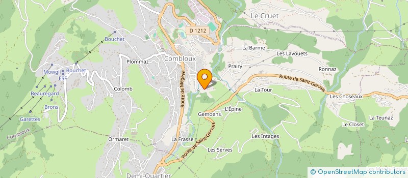 localisation de l'entreprise MONSIEUR YANNICK PERRIN  COMBLOUX