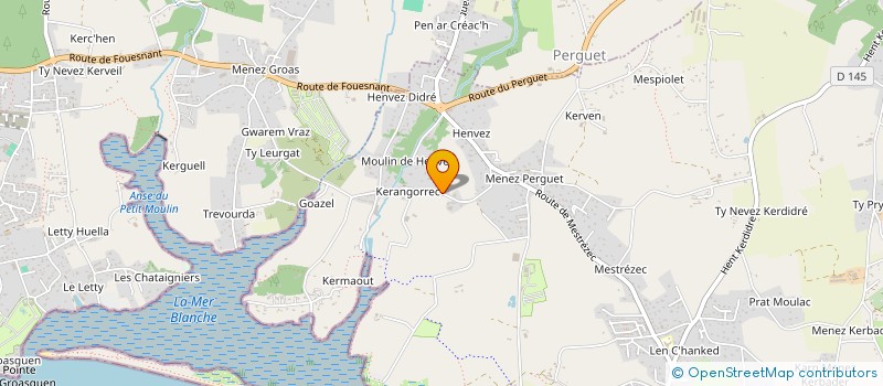 localisation de l'entreprise MONSIEUR YANNICK PETIT  FOUESNANT