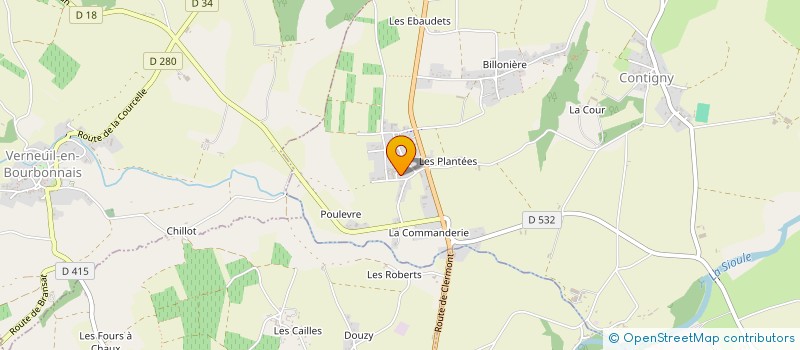 localisation de l'entreprise MONSIEUR YANNICK PETIT-JEAN  CONTIGNY