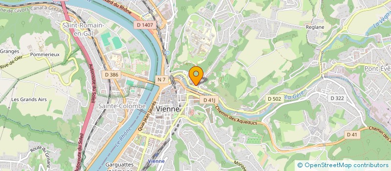 localisation de l'entreprise MONSIEUR YANNICK PETREQUIN à VIENNE