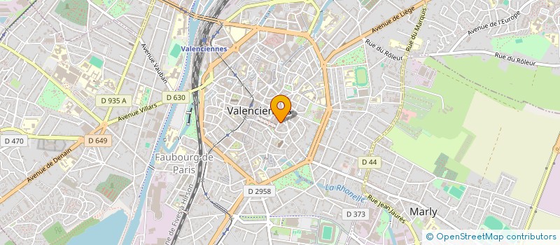 localisation de l'entreprise MONSIEUR YANNICK PHILIPPE à VALENCIENNES