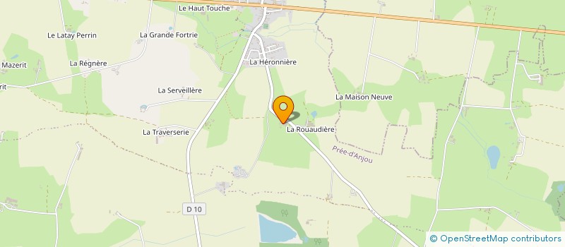 localisation de l'entreprise MONSIEUR YANNICK PIAU  PREE-D'ANJOU