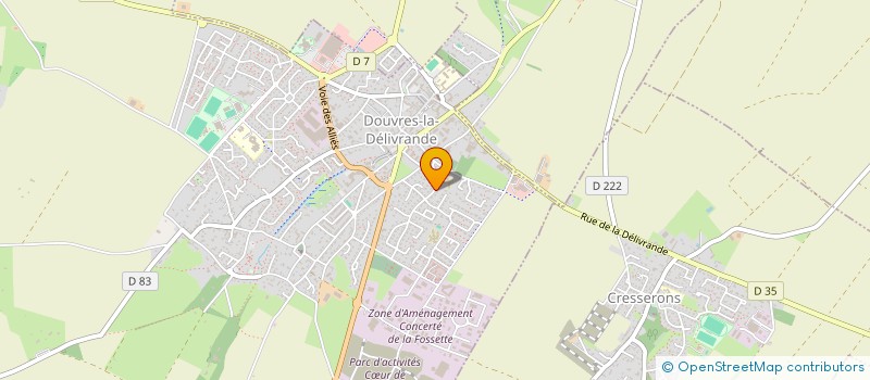 localisation de l'entreprise MONSIEUR YANNICK PICHON  DOUVRES-LA-DELIVRANDE