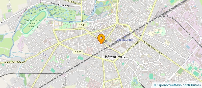 localisation de l'entreprise MONSIEUR YANNICK PIED à CHATEAUROUX