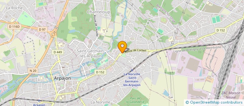 localisation de l'entreprise MONSIEUR YANNICK PIEL à SAINT-GERMAIN-LES-ARPAJON