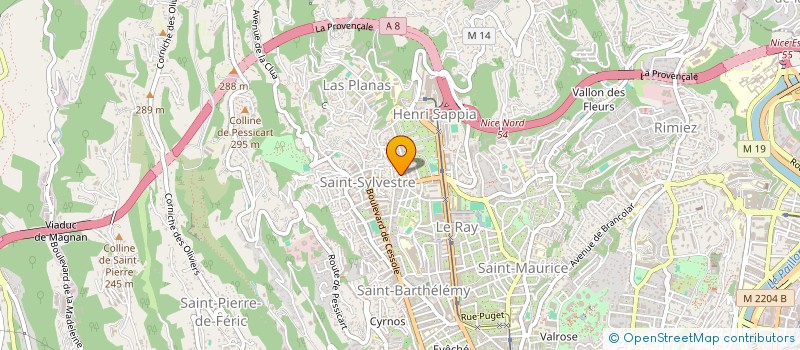 localisation de l'entreprise MONSIEUR YANNICK PIVIN à NICE