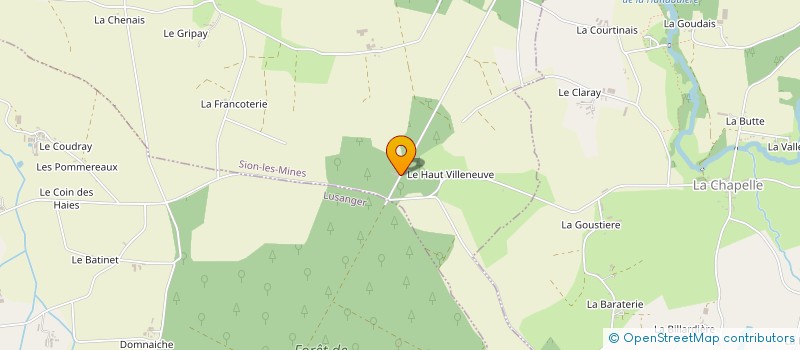 localisation de l'entreprise MONSIEUR YANNICK PLAQUIN à SION-LES-MINES