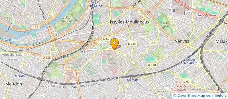 localisation de l'entreprise MONSIEUR YANNICK PLASSARD à ISSY-LES-MOULINEAUX
