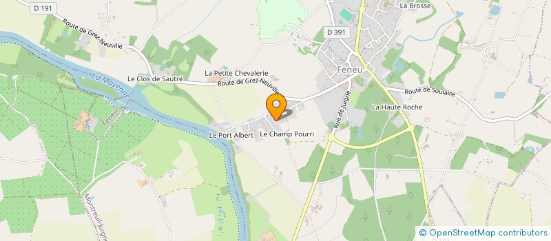 localisation de l'entreprise MONSIEUR YANNICK PLAUD à FENEU
