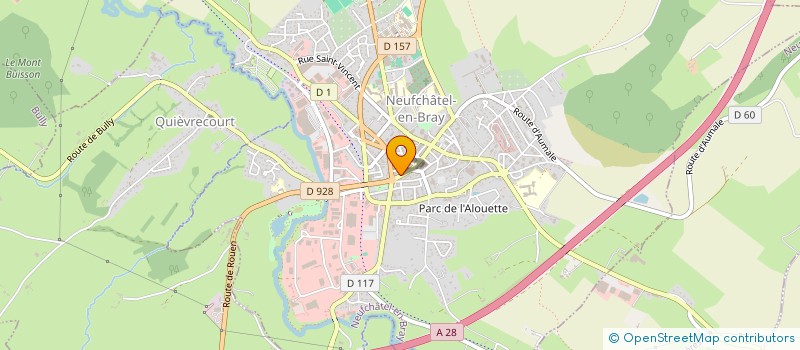 localisation de l'entreprise MONSIEUR YANNICK POIGNIE  NEUFCHATEL-EN-BRAY