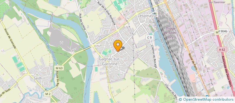 localisation de l'entreprise MONSIEUR YANNICK PONS  GAGNAC-SUR-GARONNE