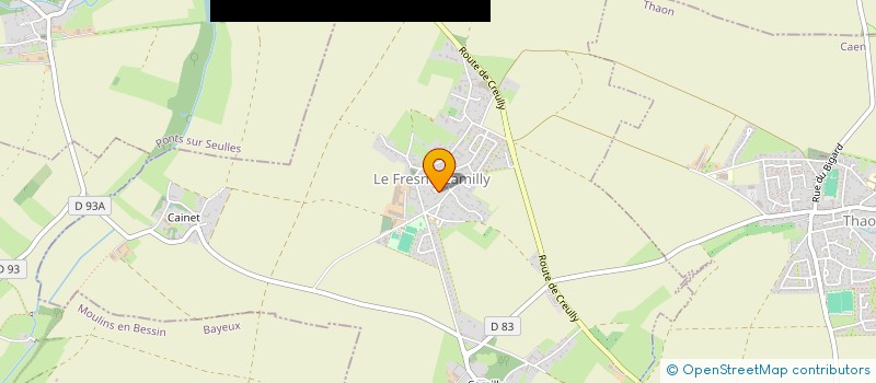 localisation de l'entreprise MONSIEUR YANNICK POTTIER  LE FRESNE-CAMILLY